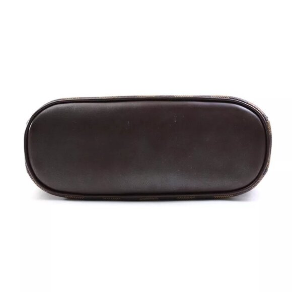 Auth LOUIS VUITTON Damier Sarria Mini Handbag Brown - Picture 10 of 13